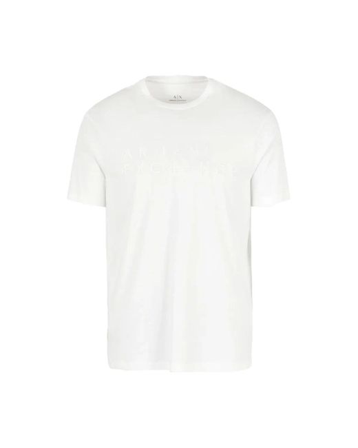Armani Exchange Stilvolles weißes shirt in White für Herren