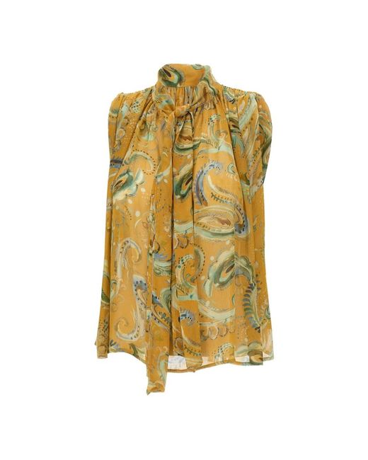 Blouses Marella en coloris Metallic
