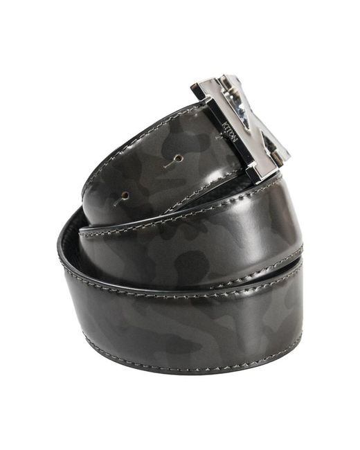 Kiton Regular Solid Handmade Belt in het Black voor heren