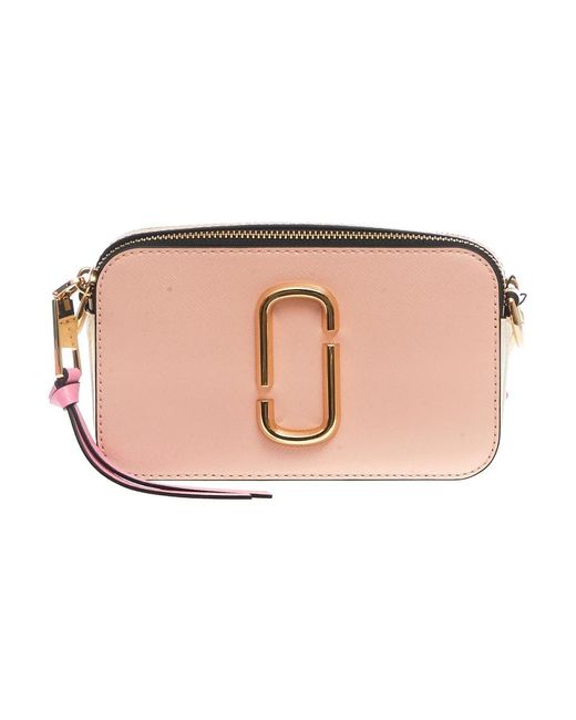 Pink Small Snapshot Bag Marc Jacobs