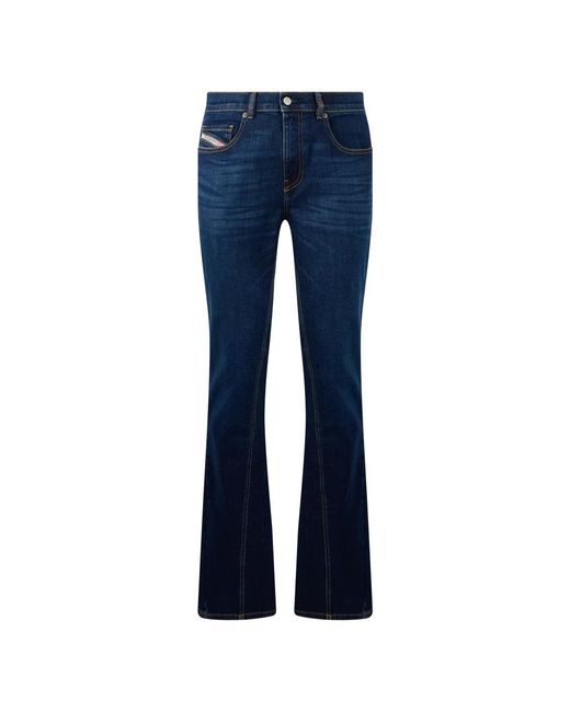 DIESEL Blue Flared Jeans for men