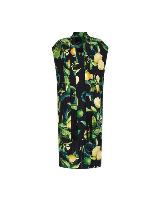 Roberto Cavalli Green Midi Dresses