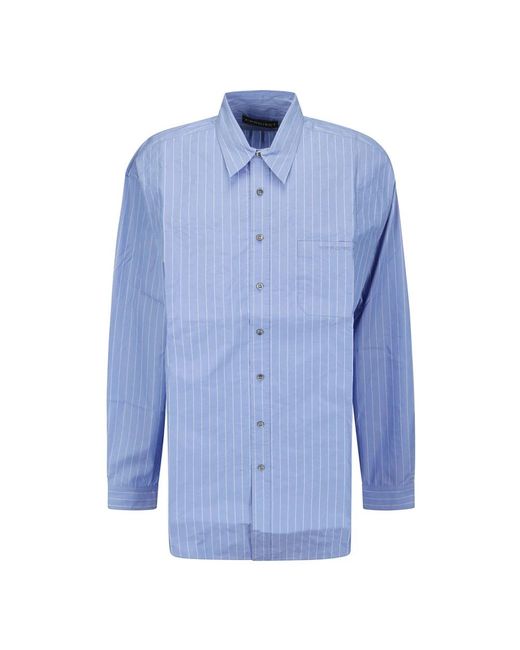 Y. Project Blue Casual Shirts for men