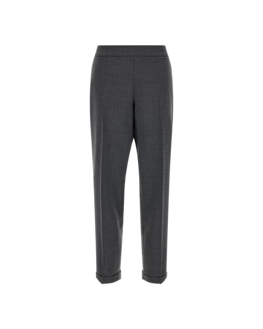 Alberto Biani Gray Cropped Trousers