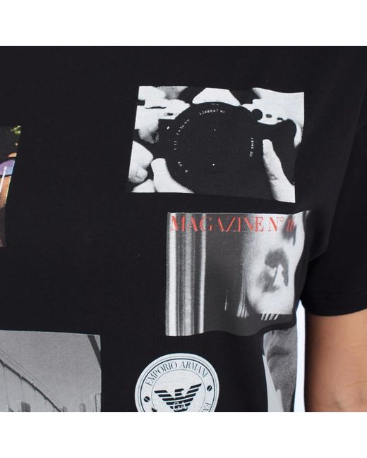 Emporio Armani Black T-Shirts