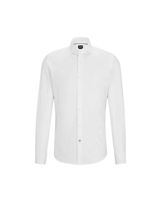 HUGO White Formal Shirts for men
