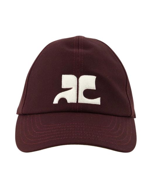 Courreges Brown Hats & Caps