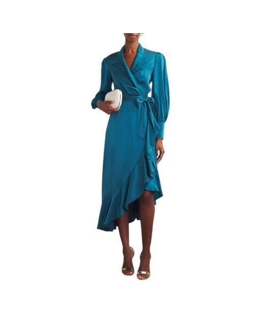 Wrap Dresses di Zimmermann in Blue