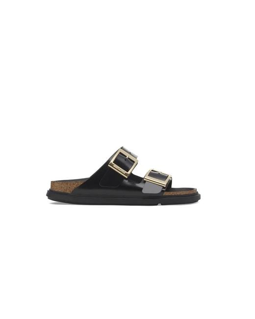 Birkenstock Black Sliders
