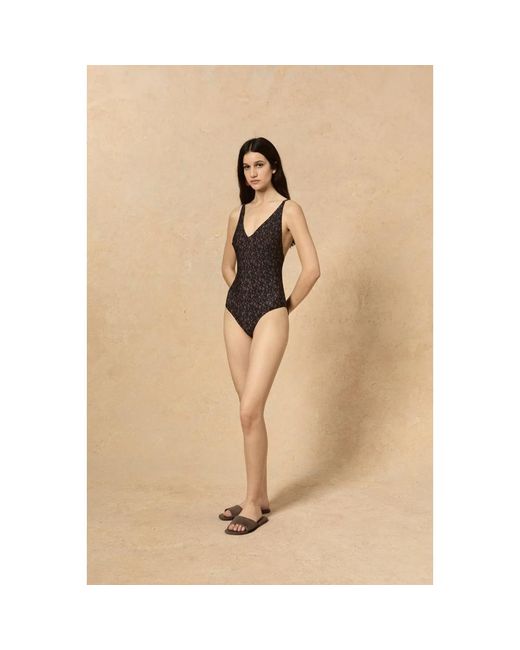 Cortana Badmode ,Zwart ,Swimsuit Hedy Print in het Black