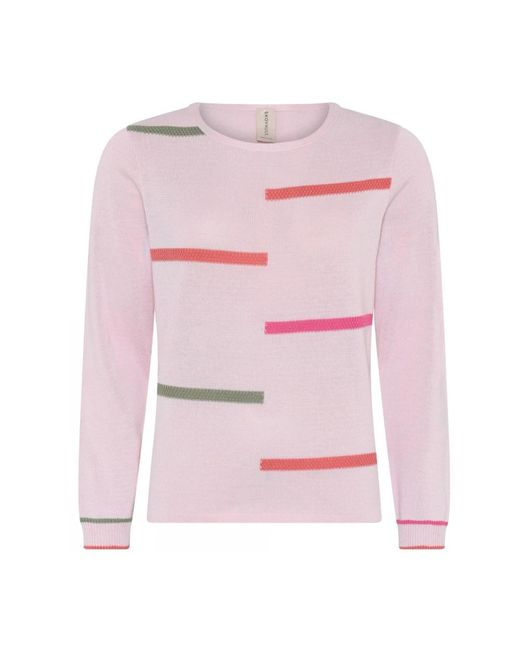 Round-Neck Knitwear Skovhuus de color Pink