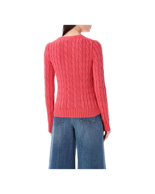 Ralph Lauren Red Round-Neck Knitwear
