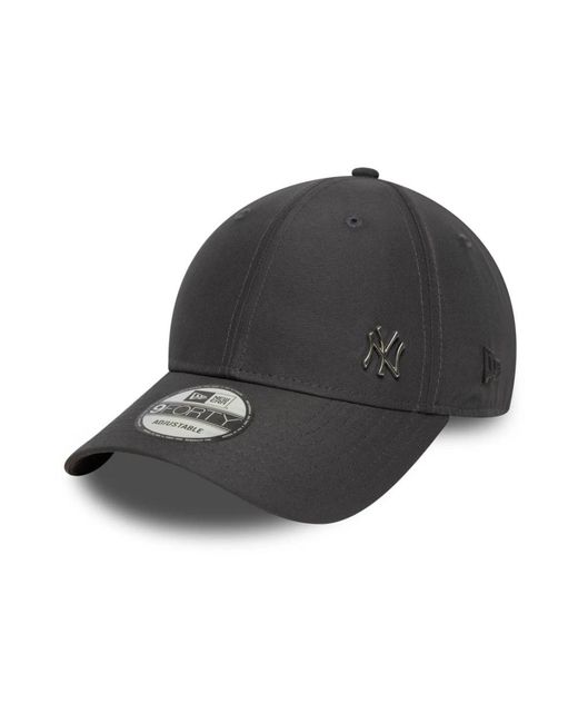 KTZ Accessoires ,Grijs ,Polyester Mlb Flawless 9Forty Yankees Pet in het Black voor heren