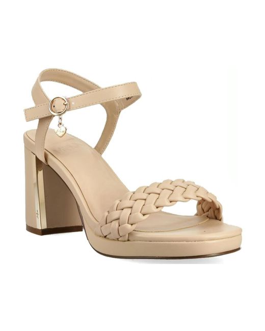 Mexx Schoenen ,Flat Sandalen in het Metallic