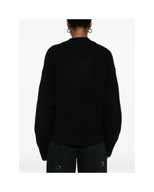 LeKasha Black Schwarzer chunky cardigan