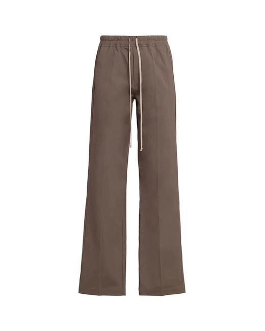 Rick Owens Brown Wide Trousers