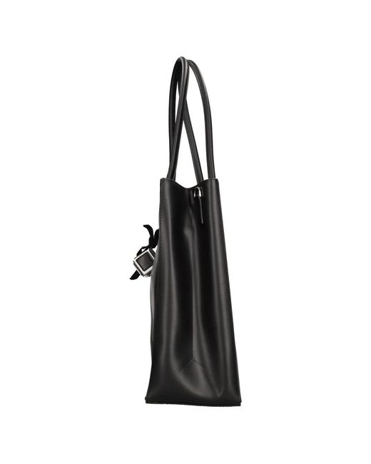 Rebelle Black Shopping Bags