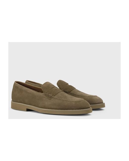 Doucal's Green Loafers for men