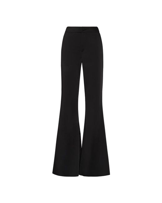 Philipp Plein Black Wide Trousers