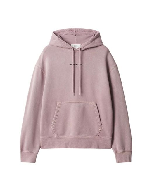 Maison Kitsuné Purple Hoodies for men