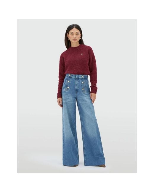 Josh V Red Round-Neck Knitwear