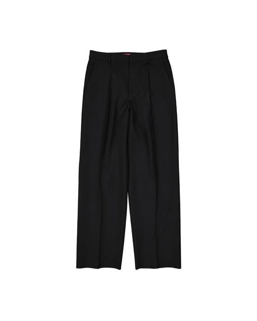 Valentino Black Wide Trousers