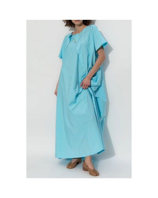 MM6 by Maison Martin Margiela Blue Leichtes kleid mit taschen