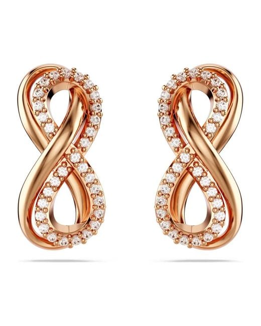 Earrings Swarovski en coloris Metallic