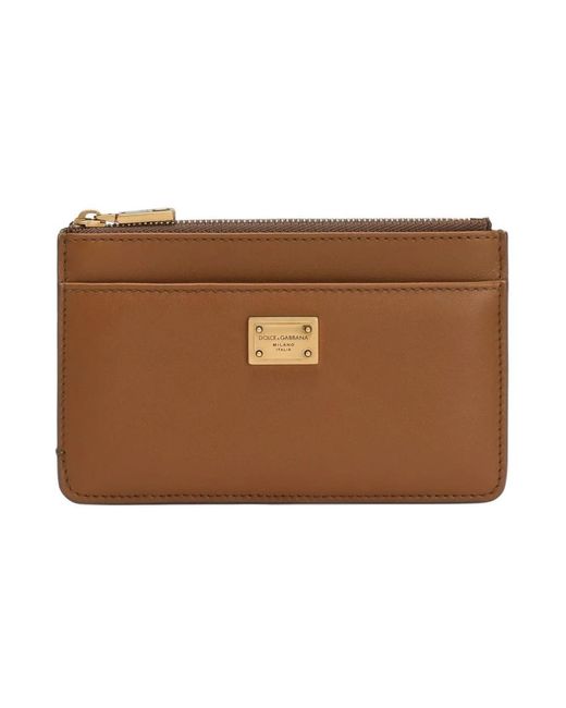 Wallets & Cardholders di Dolce & Gabbana in Brown
