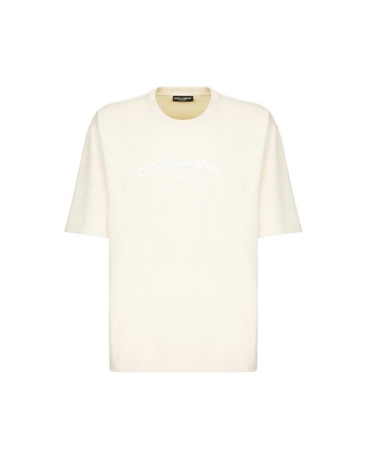 Dolce & Gabbana White T-Shirts for men