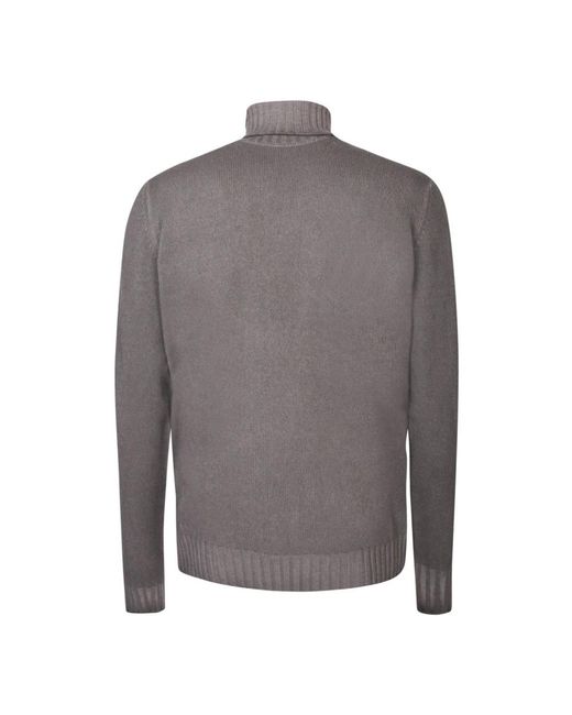 Dell'Oglio Gray Turtlenecks for men
