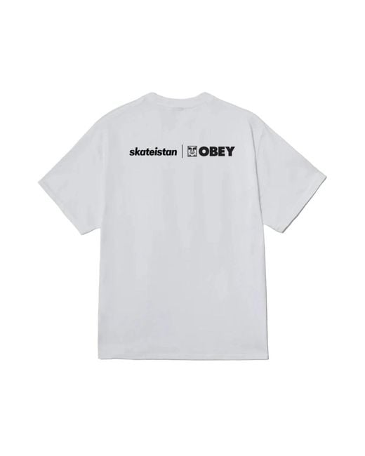 Obey Gray T-Shirts for men