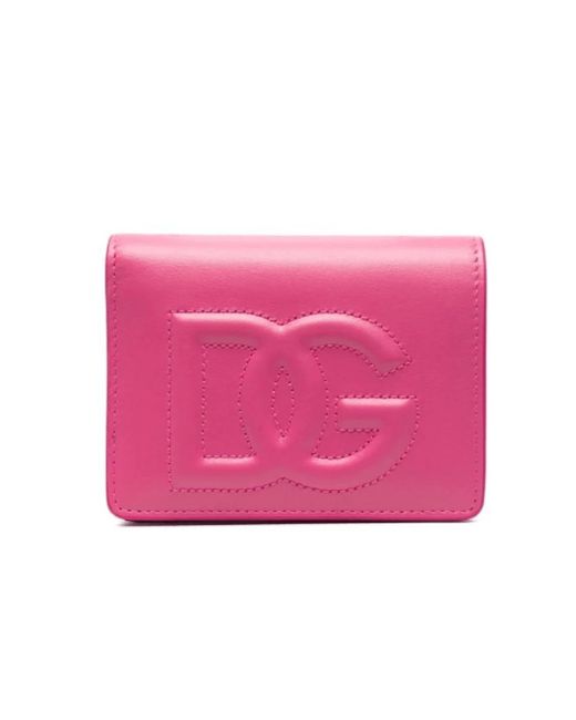 Wallets & Cardholders di Dolce & Gabbana in Pink