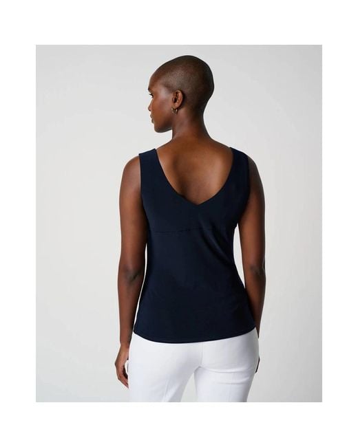 Sleeveless Tops Joseph Ribkoff de color Blue