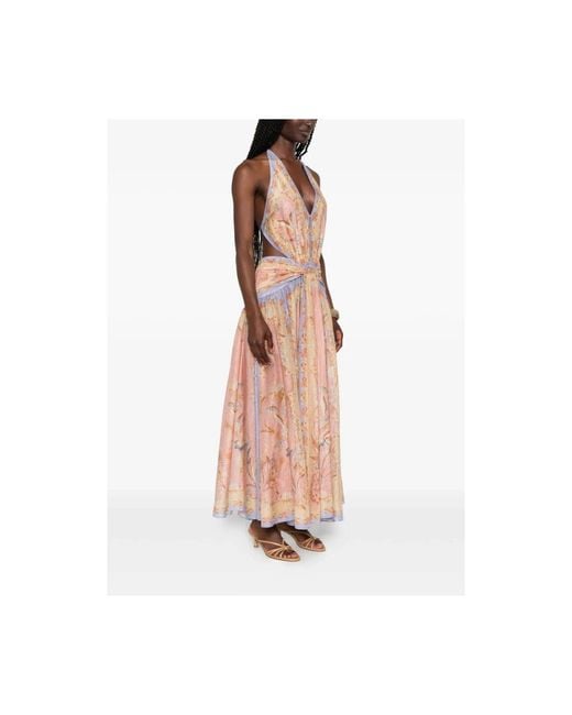 Zimmermann Pink Neutrals Dresses