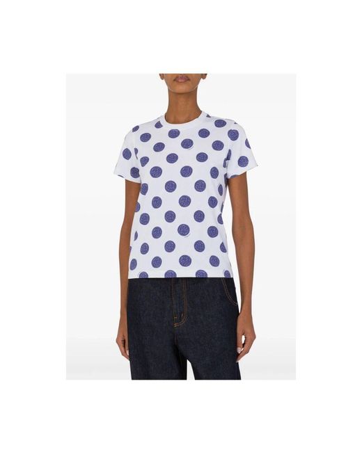 Moschino Blue Stylishe T-Shirts Für Männer Und Frauen