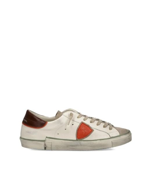 Philippe Model White Sneakers for men