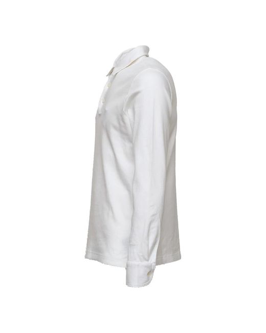 Zanone White Polo Shirts for men