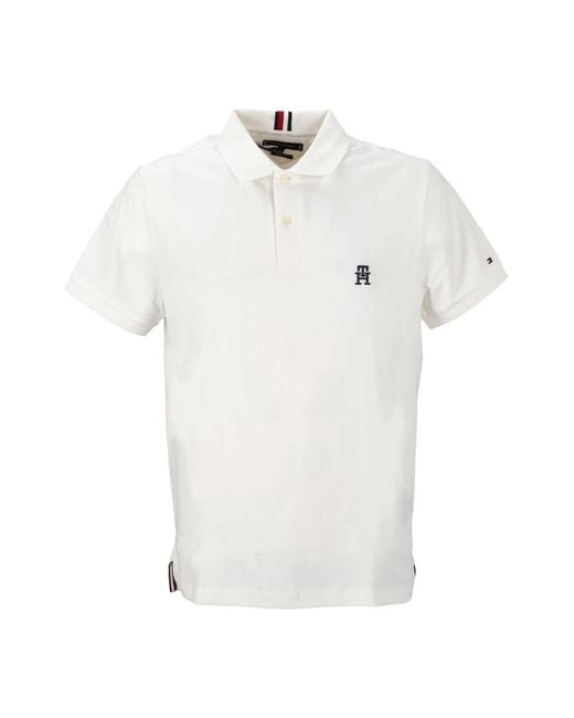Polo Shirts Tommy Hilfiger de hombre de color White