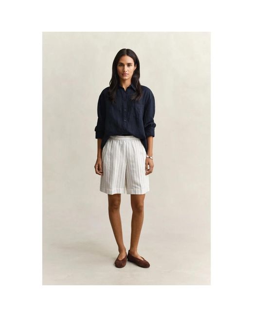 Gant White Casual Shorts