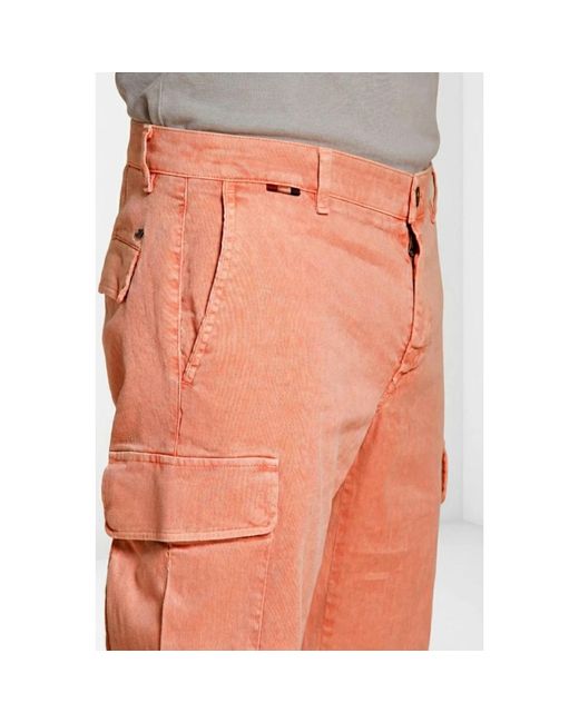 Mason's Orange Slim-Fit Trousers for men
