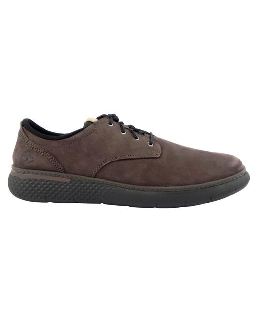 Timberland Brown Laced Shoes for men