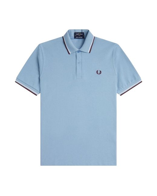 Fred Perry Blue Polo Shirts for men