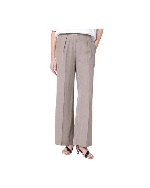 Calvin Klein Wide Trousers in het Gray