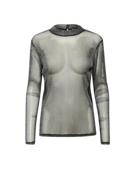 Saint Tropez Long Sleeve Tops in het Gray