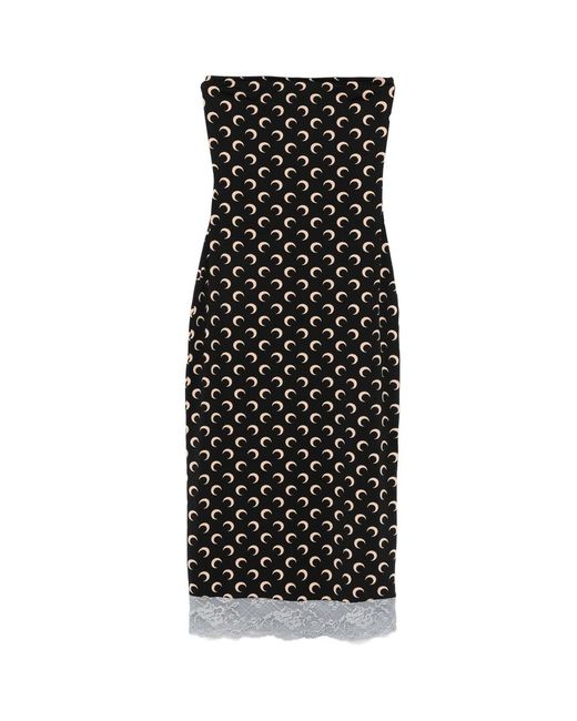 MARINE SERRE Midi Dresses in het Black
