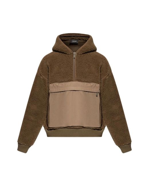 Faux Fur & Shearling Jackets di DSquared² in Green da Uomo