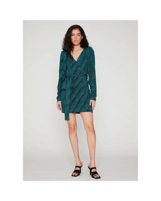 ROTATE BIRGER CHRISTENSEN Blue Knitted Dresses