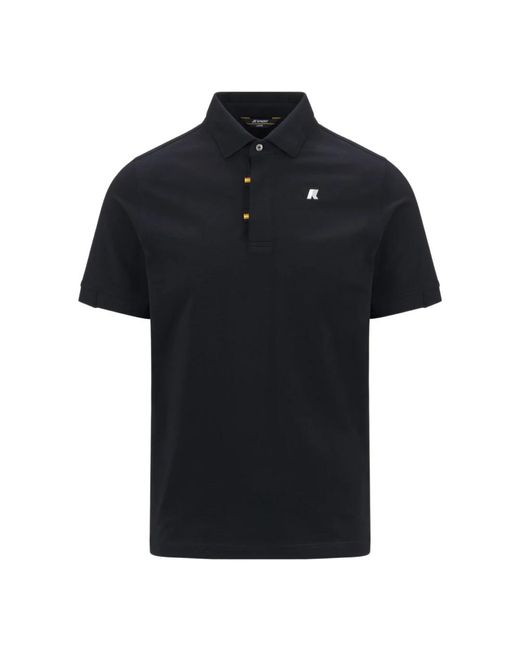 Alderic polo shirt di K-Way in Black da Uomo