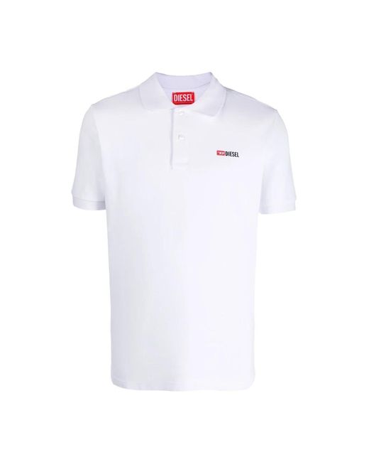 DIESEL Weiße t-shirts und polos in White für Herren